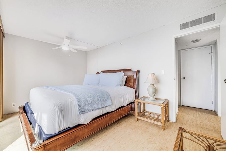 Plush king bed to relax after all your adventures