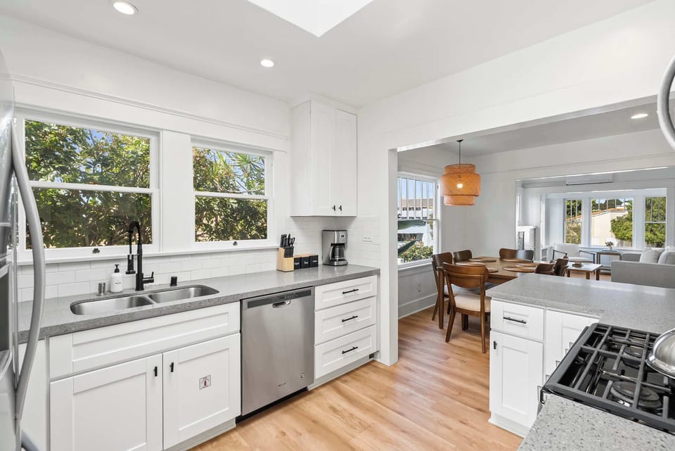 Clean, contemporary kitchen with everything you need