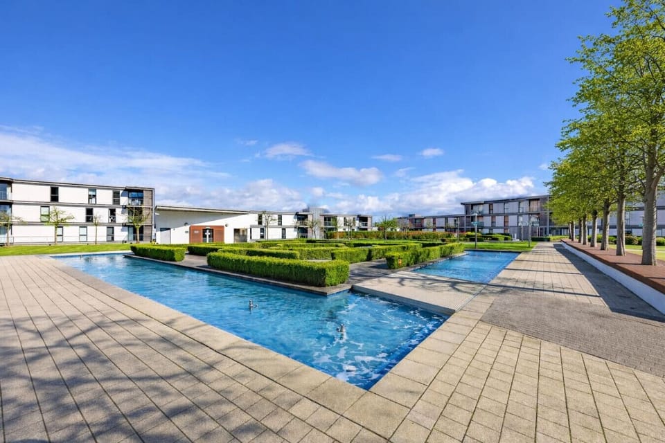 Private courtyard exclusive to residents only.