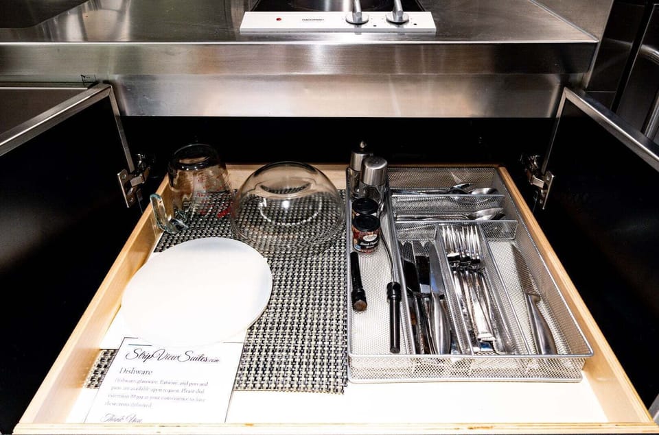 Stocked Kitchenette