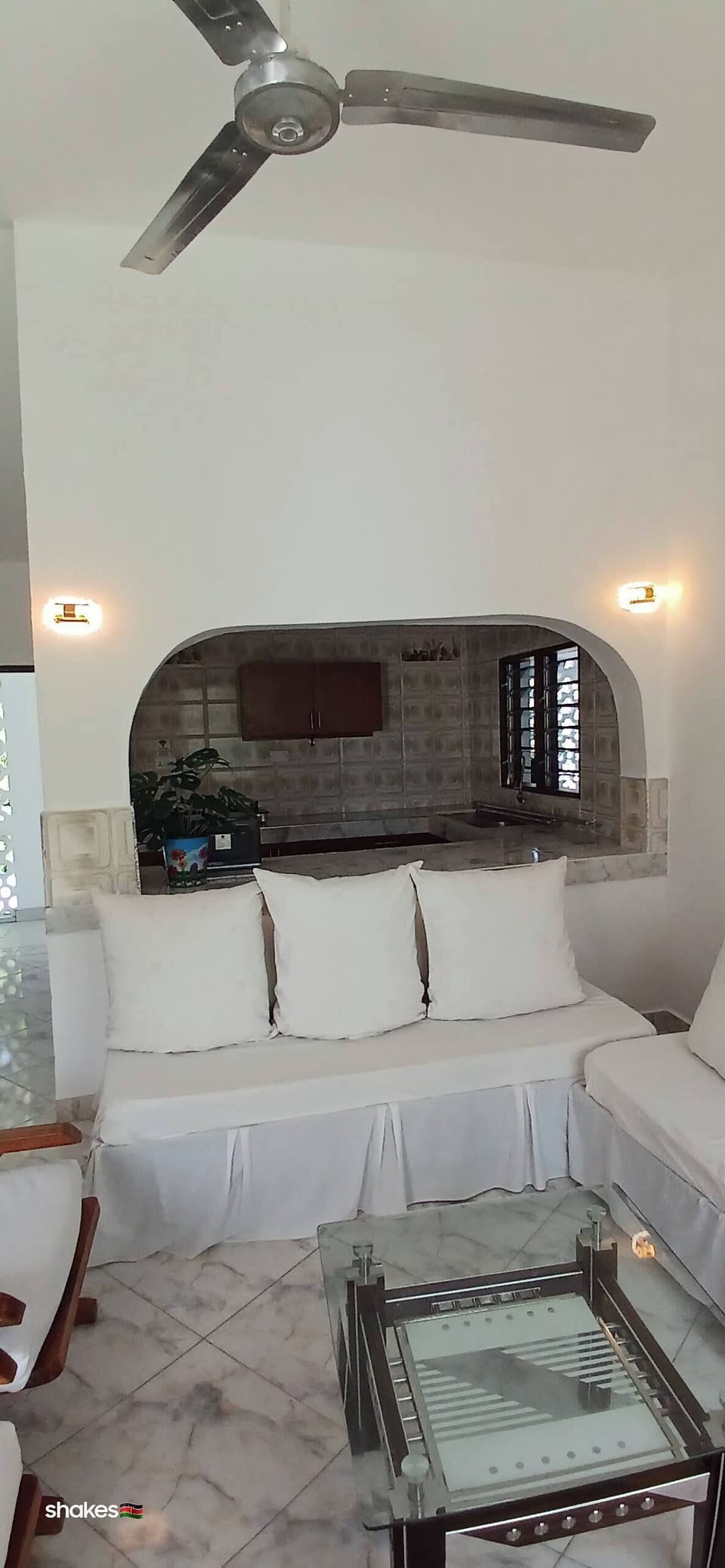 Comfort Apartment | Living area | 24-inch Smart TV with digital channels