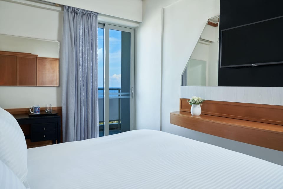 Pillowtop beds, minibar, in-room safe, individually decorated