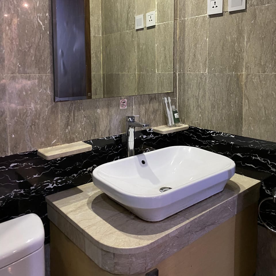 Shower, free toiletries, hair dryer (on request), towels