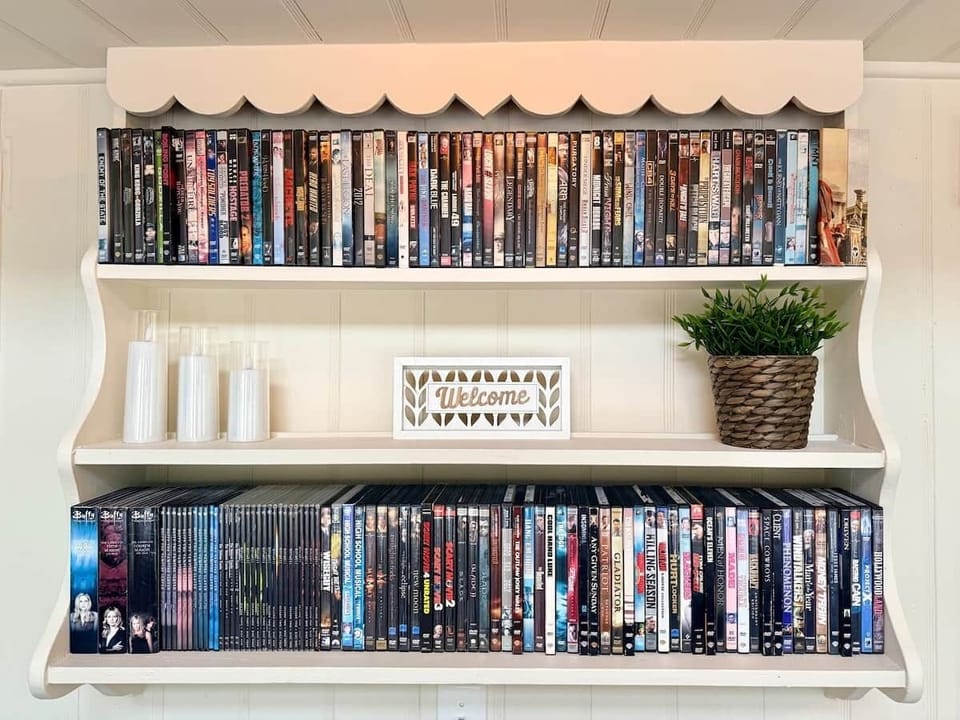 Plenty of DVDs to enjoy!