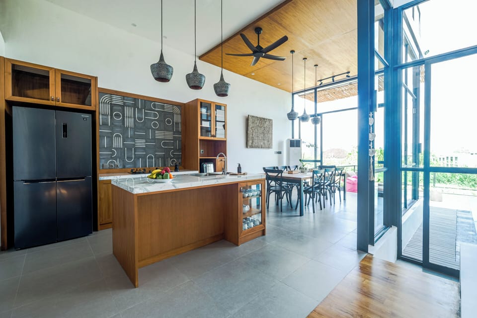 Grand Villa, 4 Bedrooms, Pool View | Private kitchen