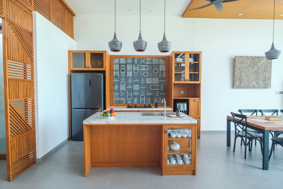 Grand Villa, 4 Bedrooms, Pool View | Private kitchen