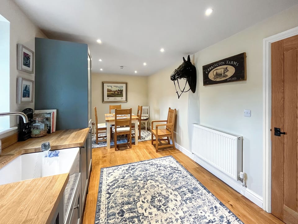 Kitchen/diner | Upstairs at the White Lion, Holywell