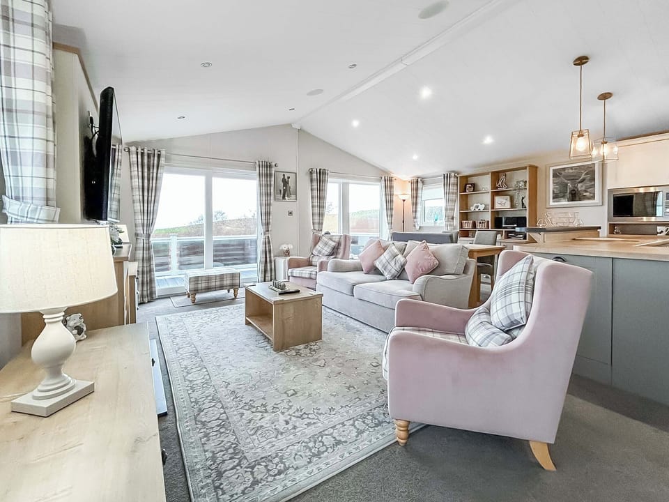 Open plan living space | Turnberry Lodge, Girvan