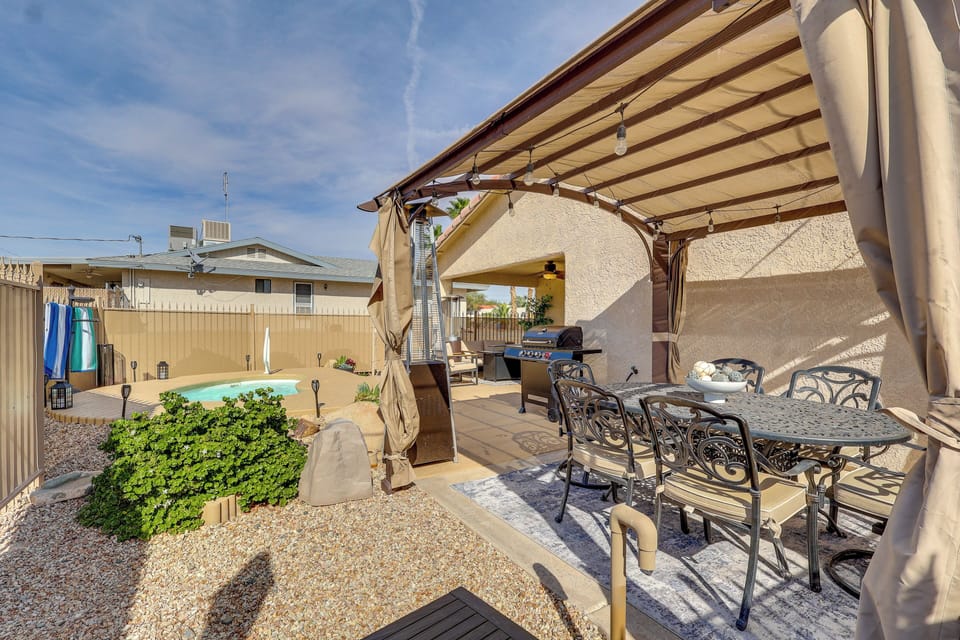 Patio | Spool Pool | Grill | Covered Dining Area