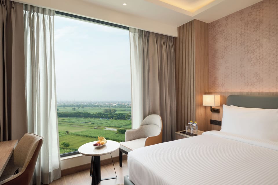 Deluxe Double Room | Minibar, blackout drapes, soundproofing, iron/ironing board