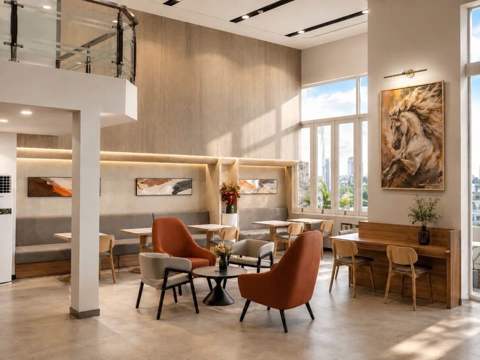 Lobby sitting area