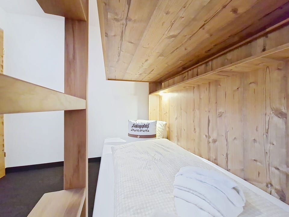 Wood, Floor, Flooring, Interior Design, Ceiling, Bedroom, Wood Stain, Bed, Hardwood, Bedding