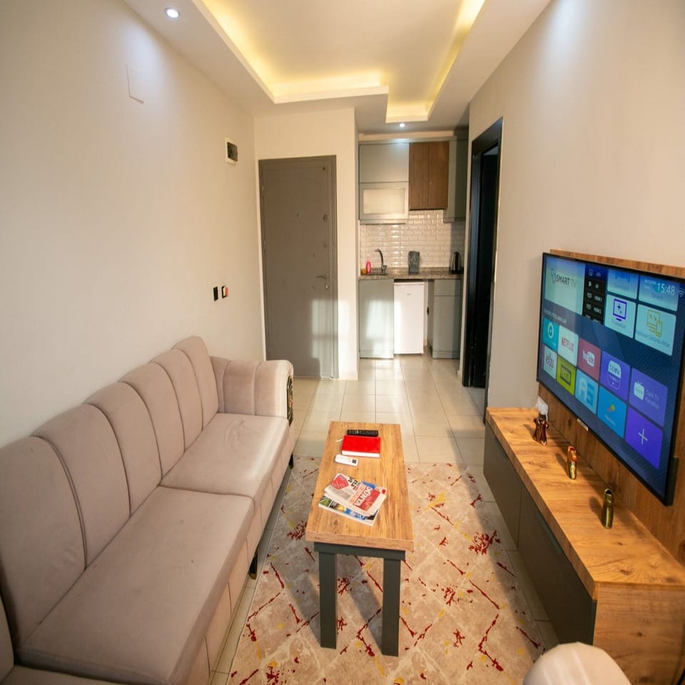 Classic Apartment, City View | Living area