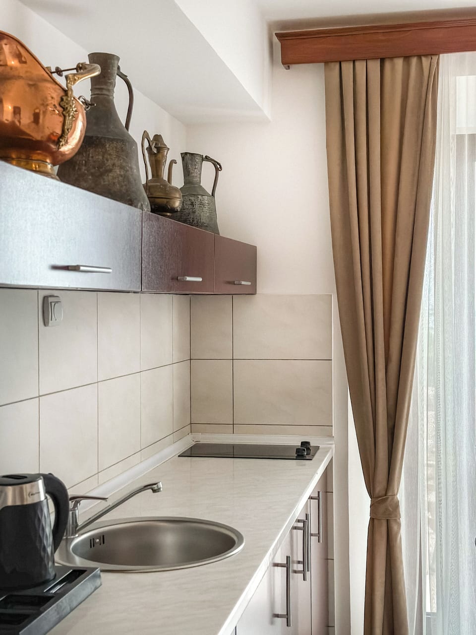 Deluxe Suite (duplex) WITH sea view / 2 bedrooms, terrace | Private kitchen | Electric kettle
