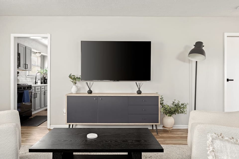 Living Room with Queen Sofa Bed