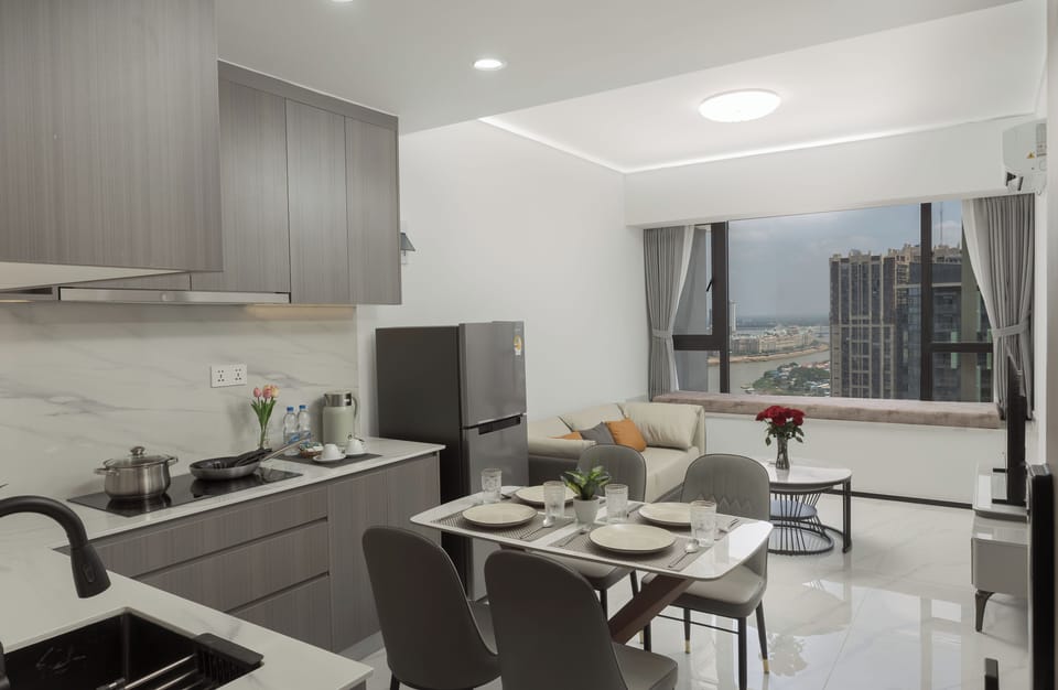 Exclusive Apartment, Balcony, City View | Desk, laptop workspace, free WiFi