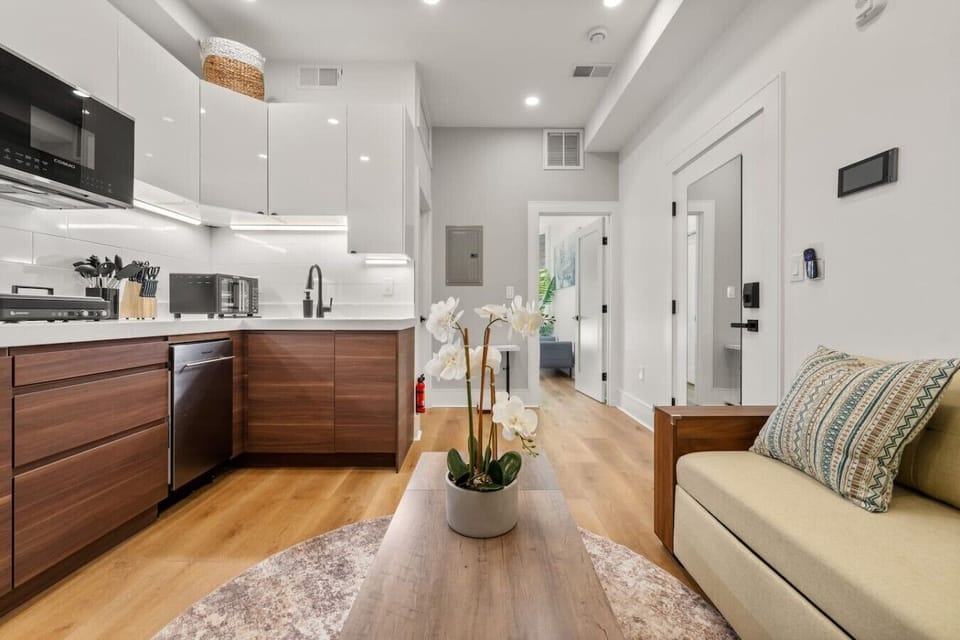Open Living & Kitchen Area