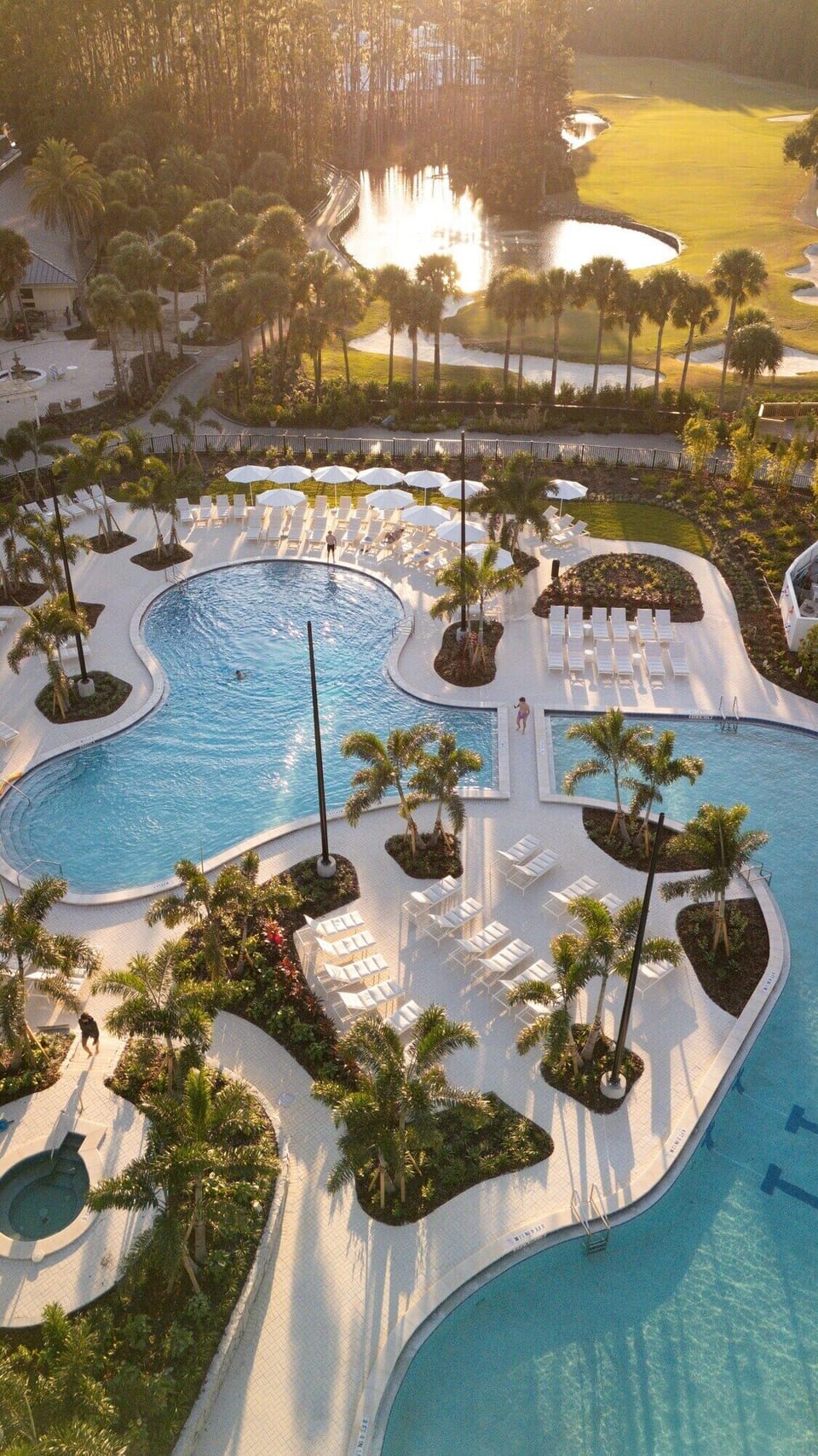 Soak up golden-hour serenity in a sweeping lagoon-style pool.