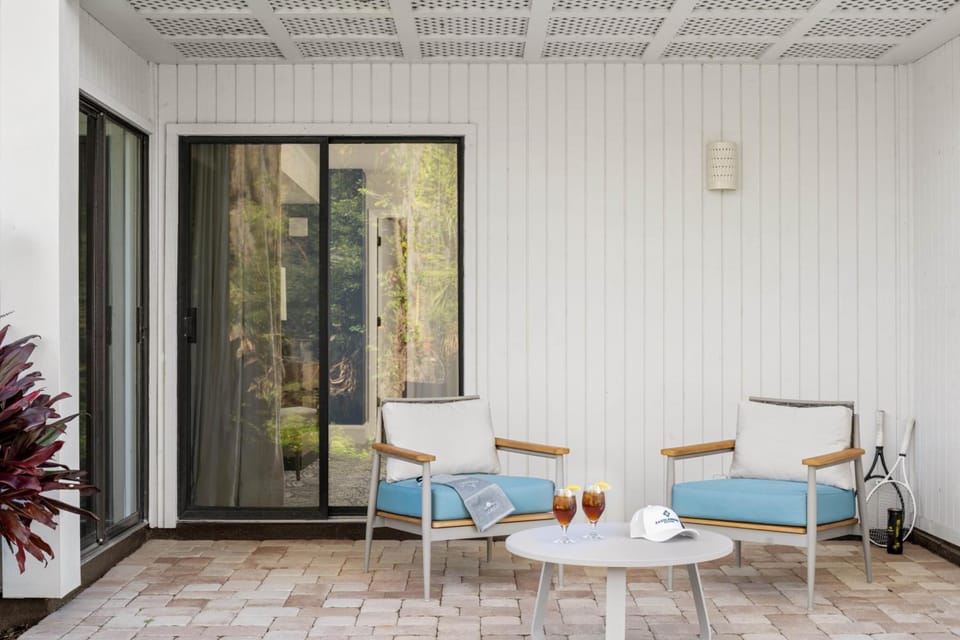 Sip sunset cocktails on your private, sheltered garden patio.