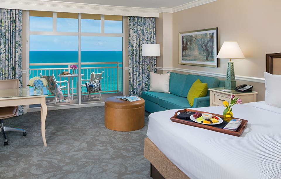 Stretch out after the beach with lounge seating and sea breezes.