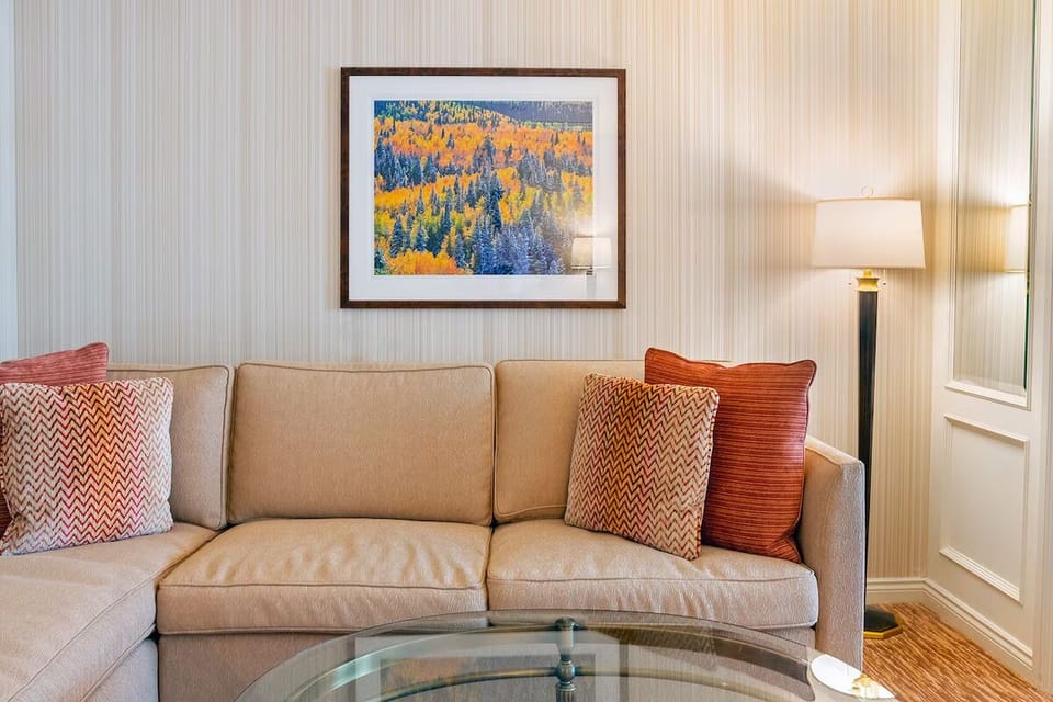 Settle into the sofa for a relaxed evening recharge.