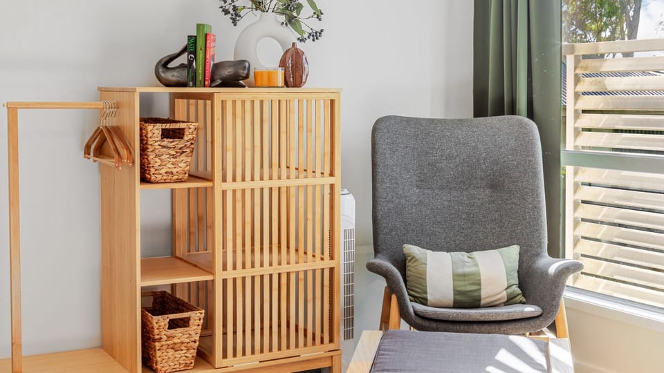 Soft seating, relaxed vibes