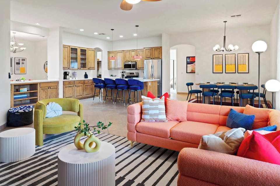 Open, airy, and ready for gatherings, solo time, or spontaneous dance-offs.