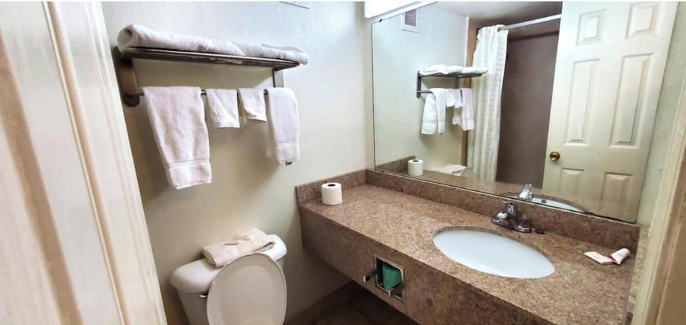 Free toiletries, hair dryer, towels