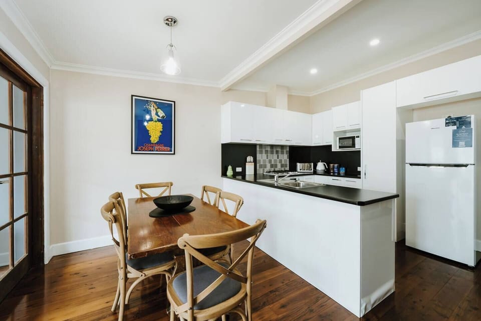 Sit down together at the dining table and linger over meals and conversation.