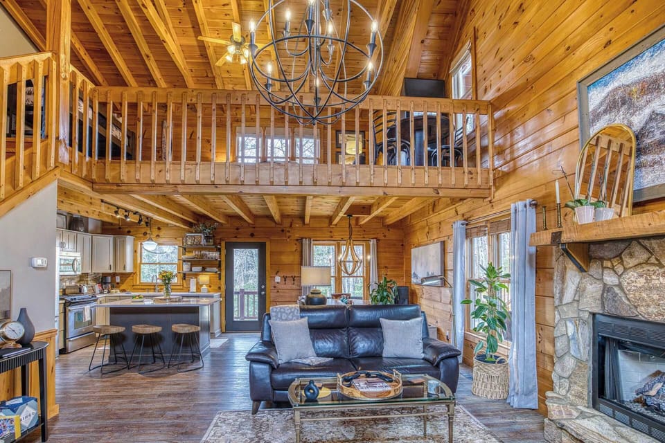 Open living space - living, dining and kitchen