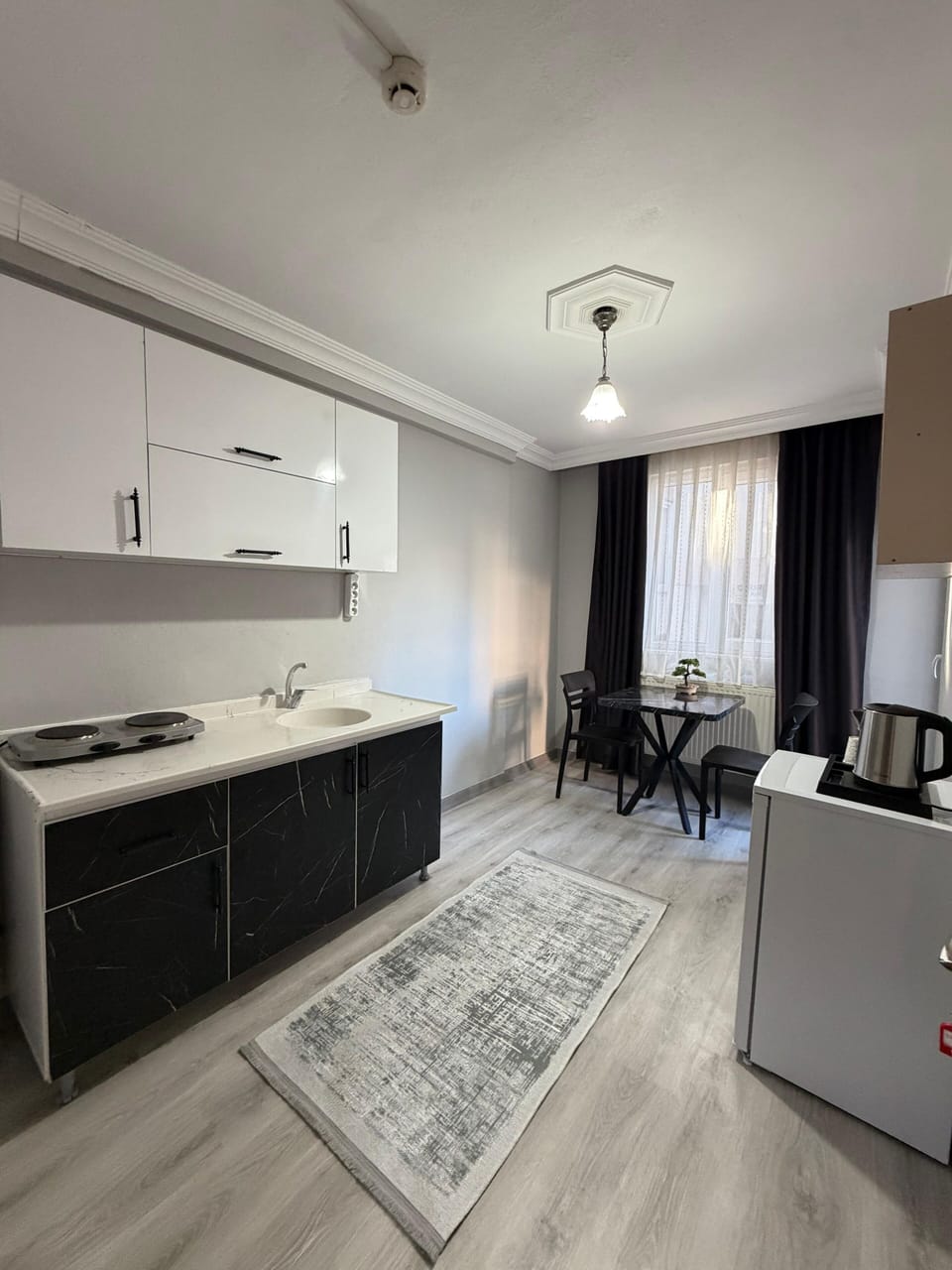 Apartment, Balcony | Private kitchen | Mini-fridge, stovetop, cookware/dishes/utensils
