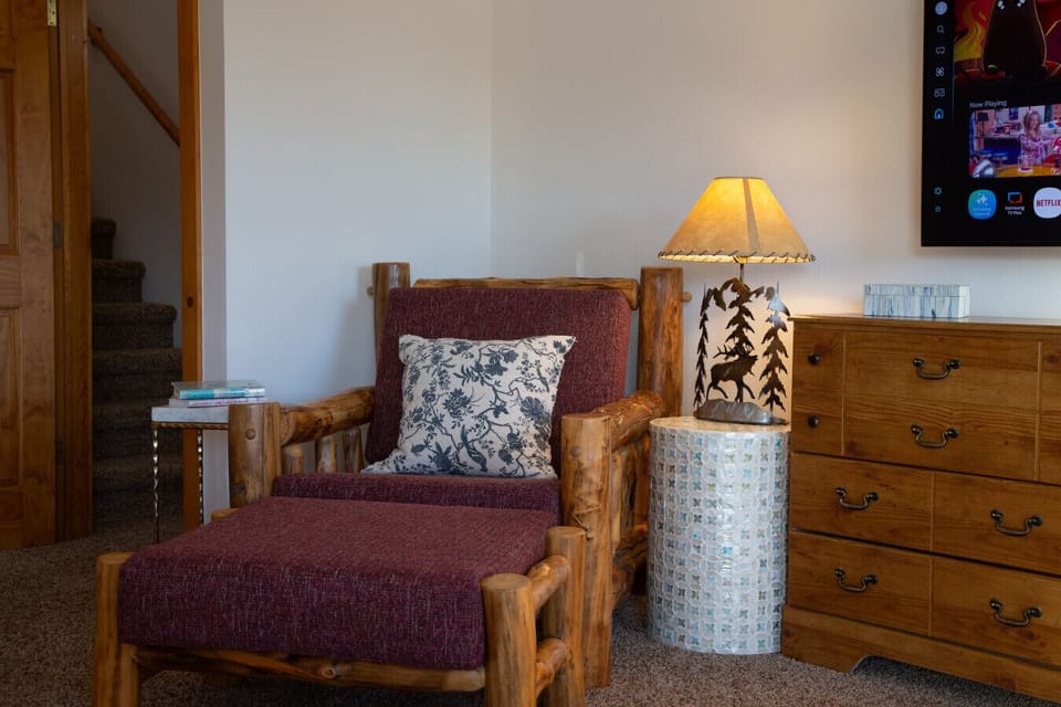 Cozy reading nook
