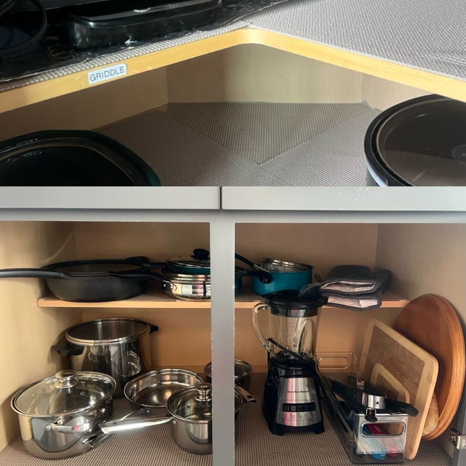 A fully stocked kitchen with everything you need to prepare and enjoy meals.