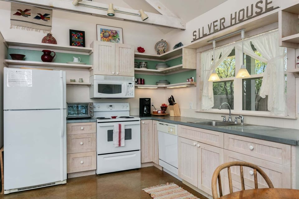 Regular Coffee Pot, Toaster Oven, Cooking Utensils