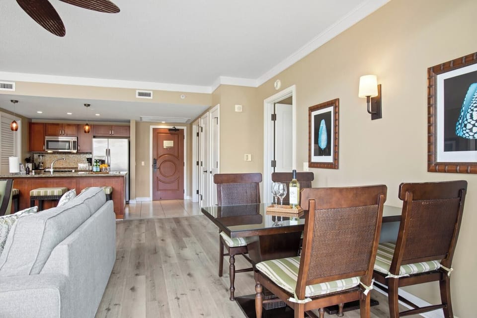 Modern Condo Interior with Open Kitchen and Dining Space Elegance HKH-545