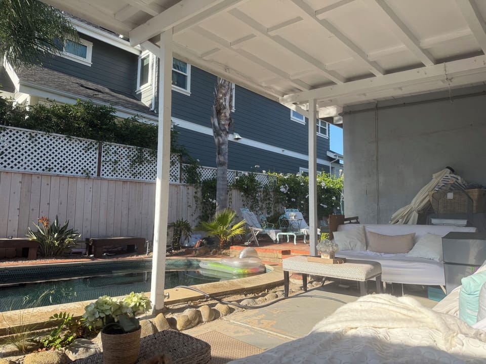 Shared patio area.