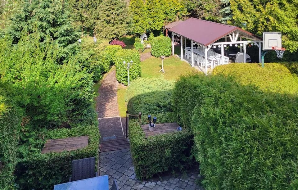 outside