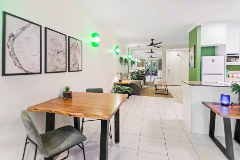 Comfortable dining space perfect for meals, work or relaxing evenings