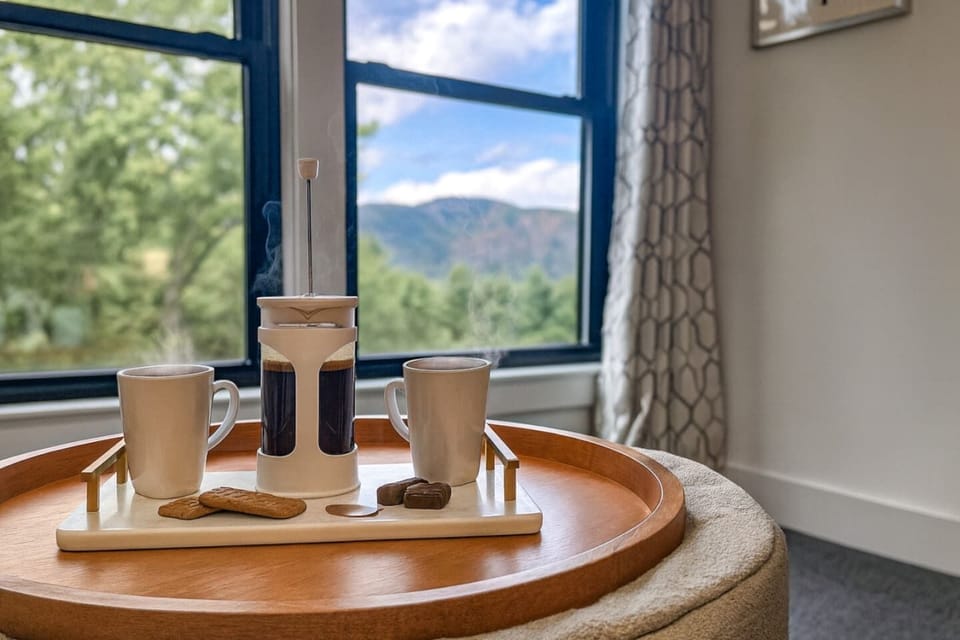 Wake up to coffee and nature’s best scenery.