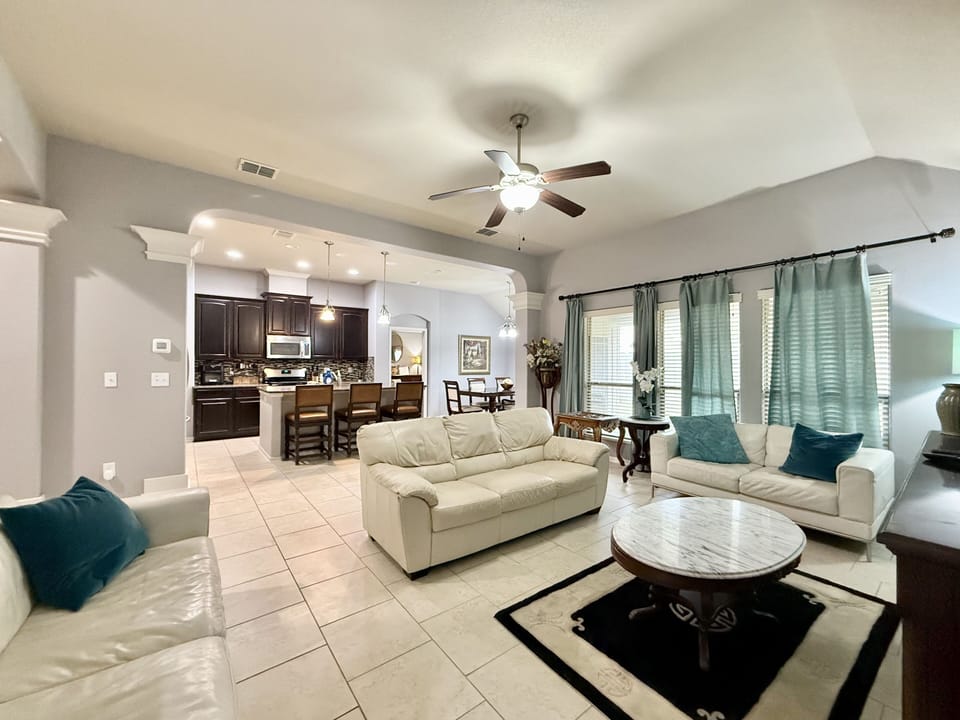 Open-concept living space ideal for gathering and entertaining