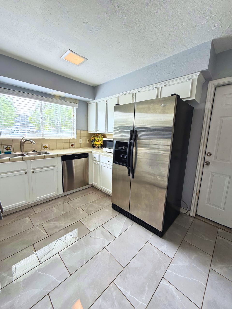Fully equipped kitchen with modern appliances