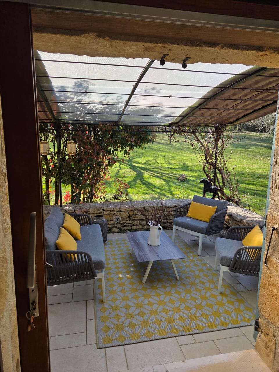 Private Covered Terrace