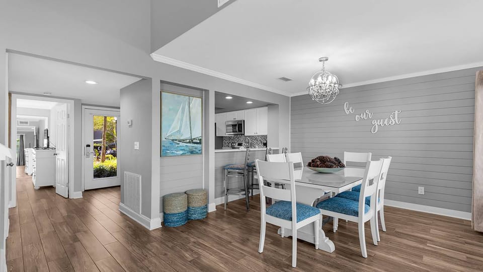 Dining and kitchen