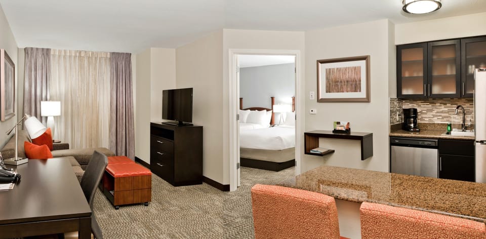 Sink into the cozy sofa after a day exploring the area.