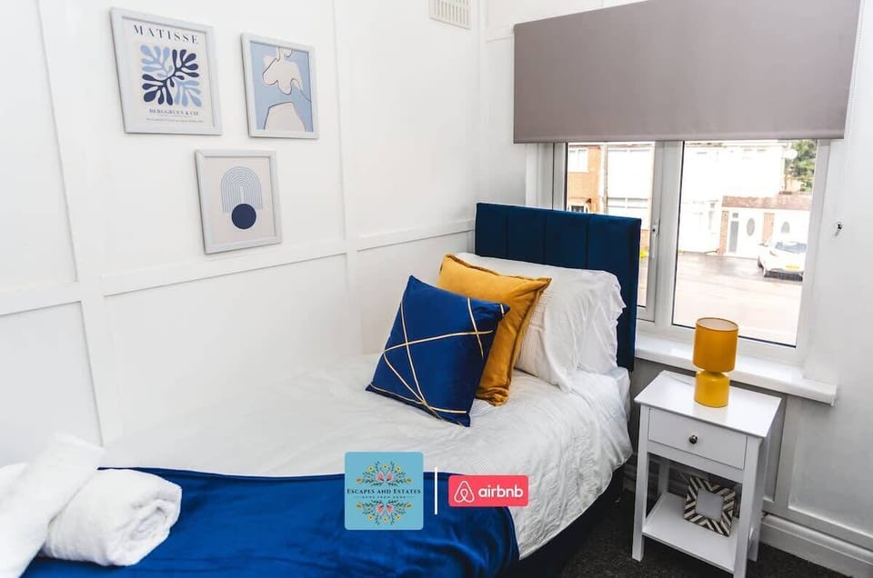 Bedroom at Escape & Estates Serviced Accommodation & Short  Lets 			