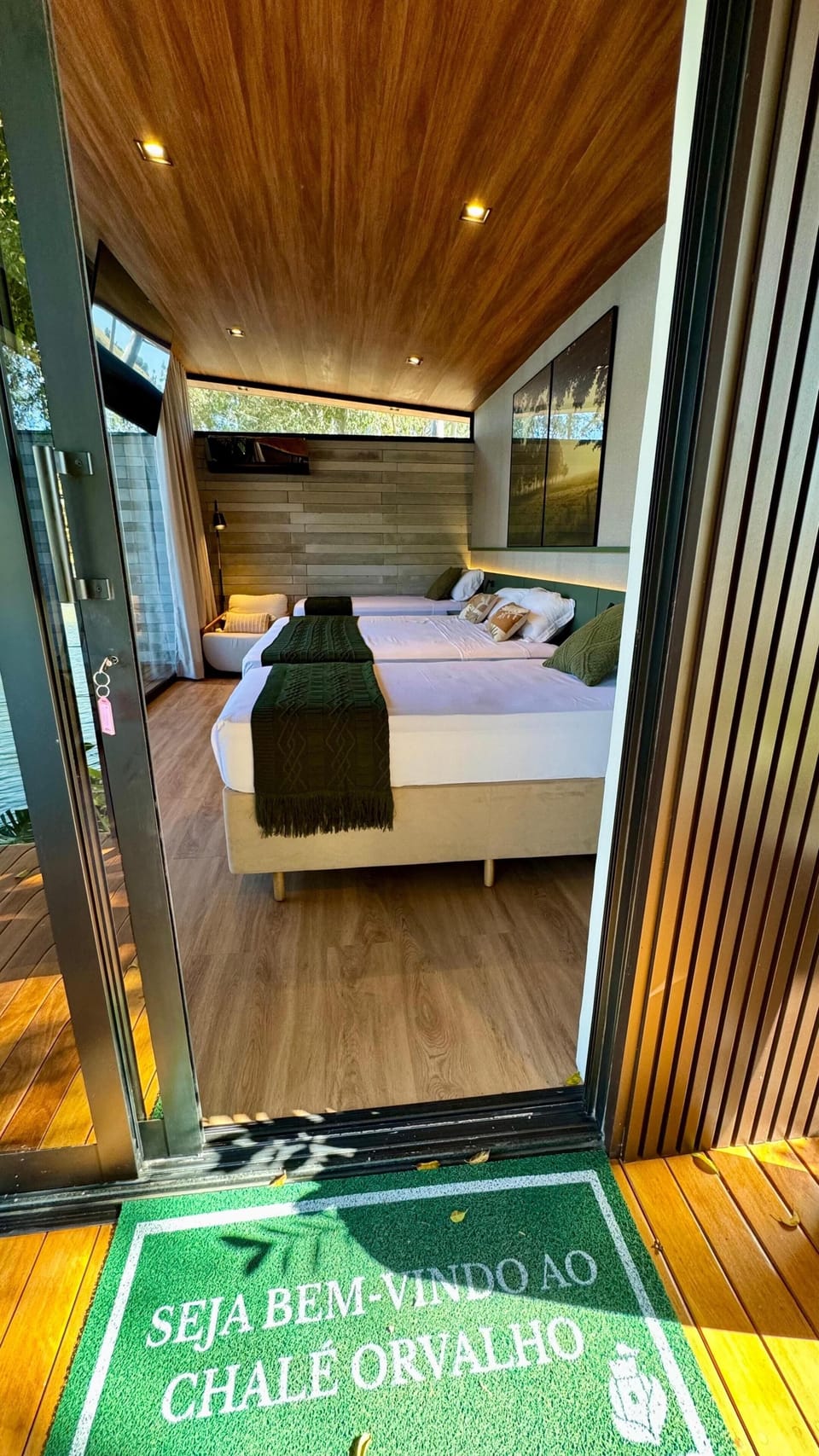 Chalé Orvalho | WiFi (free), bed sheets