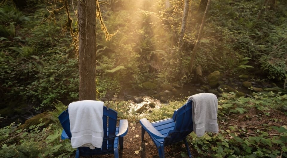 Take a seat... watch the water below your feet
