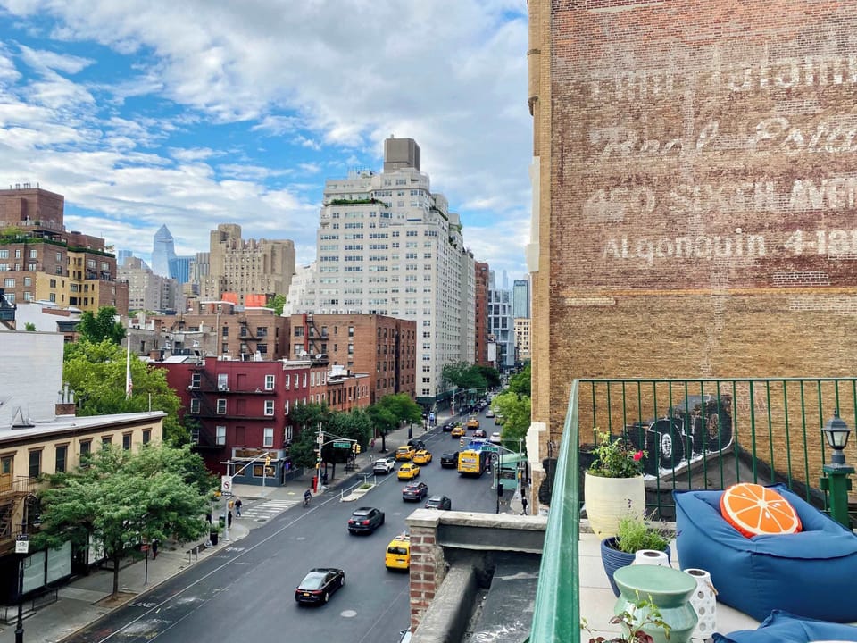 The view from your private rooftop terrace