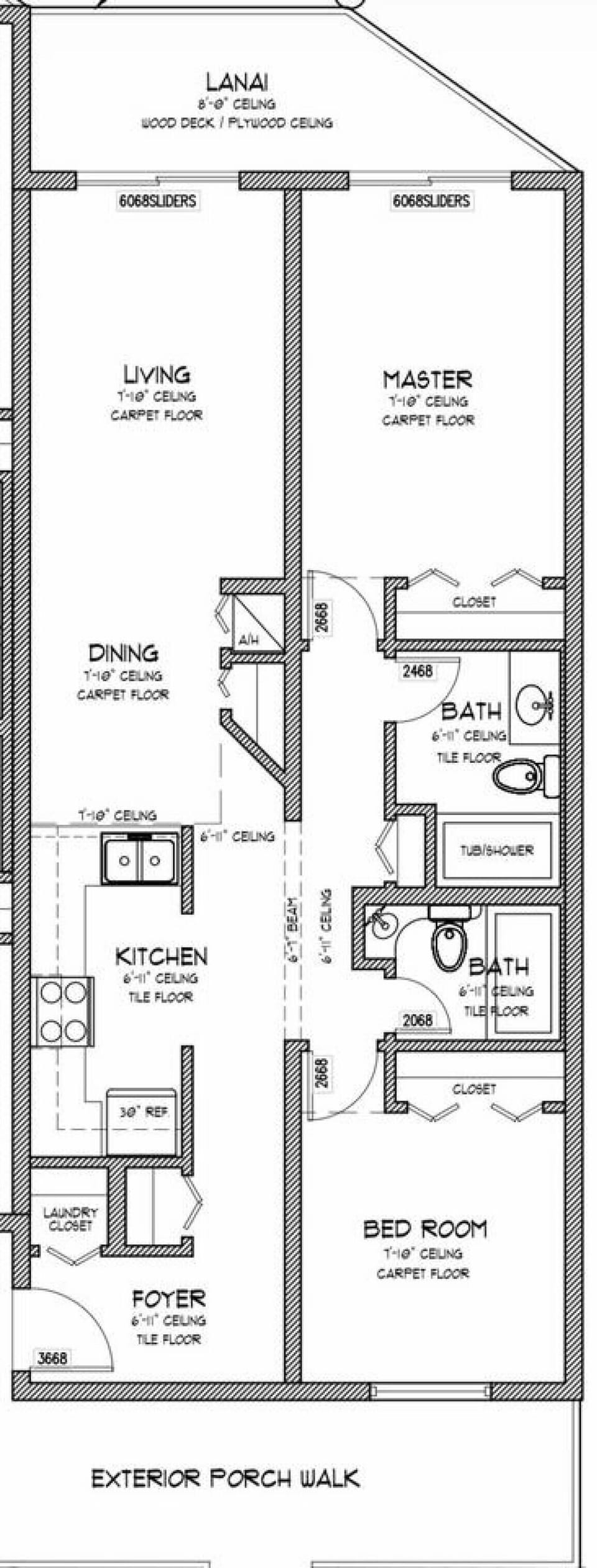 Layout of condo