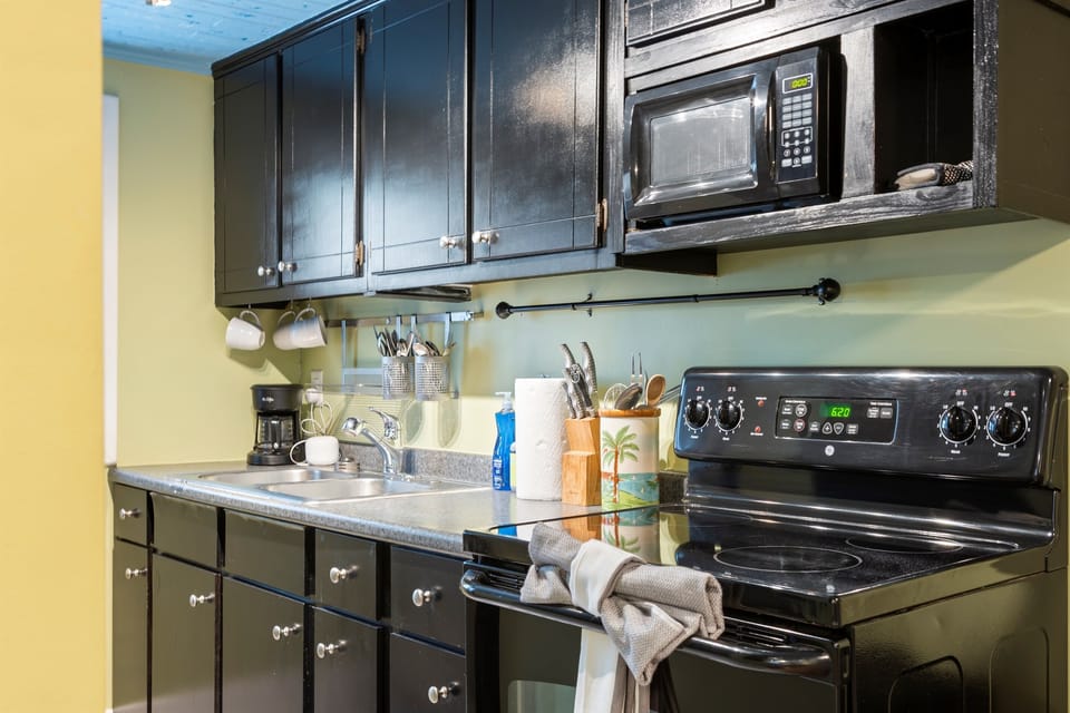 Well-stocked kitchen